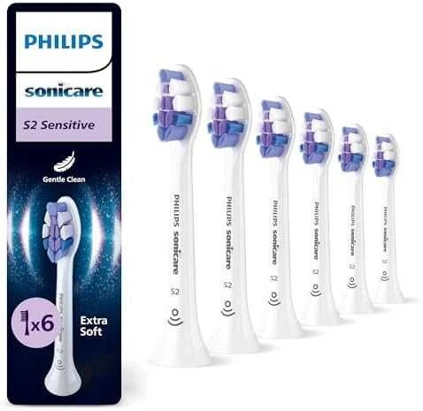 Philips Sonicare Sensitive galvutės, 6 vnt. rinkinys