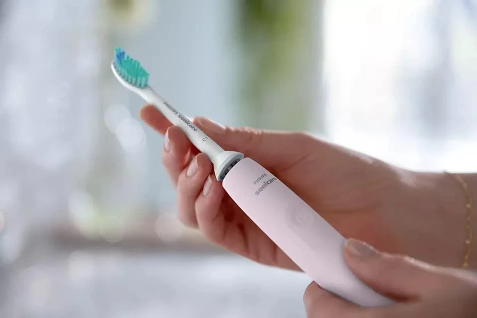 Philips Sonicare 2100 Series „Sonic“ elektrinis dantų šepetėlis HX3651/11, Rožinis
