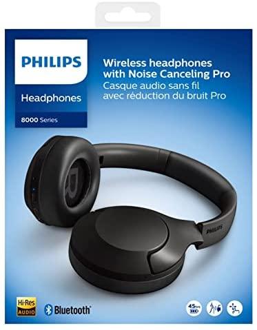 Belaidės ausinės Philips TAH8506BK/00, Juodos