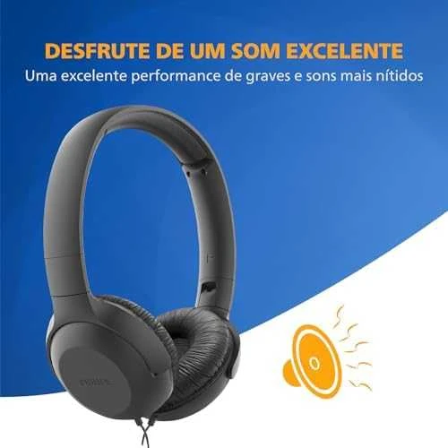 UpBeat Ausinės su mikrofonu Philips TAUH201BK/00, Juodos