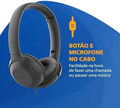 UpBeat Ausinės su mikrofonu Philips TAUH201BK/00, Juodos
