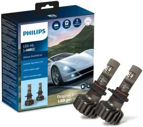 „Philips“ HIR2 LED lemputės su aušinimo radiatoriais