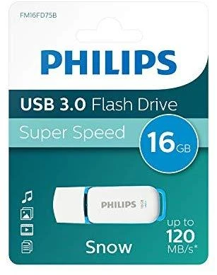 Philips USB 3.0 16GB Snow Edition Ocean Mėlyna