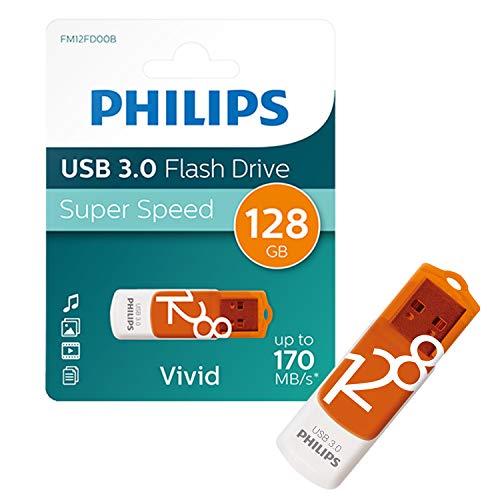 Oranžinė atmintinė Philips USB 3.0 128GB Vivid Edition Sunrise Oranžinė