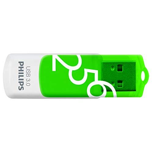 USB atmintinė Philips USB 3.0 256GB Vivid Edition Spring Žalias