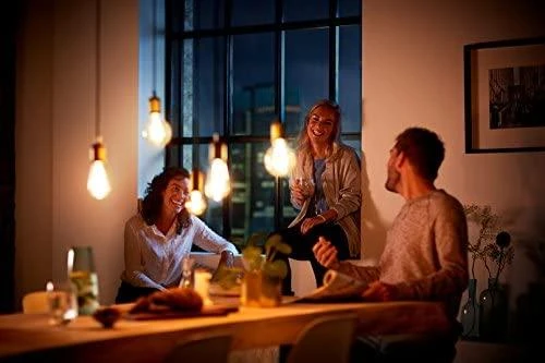 Sieninis šviestuvas Philips Vintage Cord pakabos laidas, šlifuotas auksas, E27