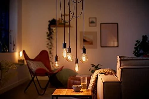 Lubinis šviestuvas Philips Modern Cord pakabos laidas, juodas, E27