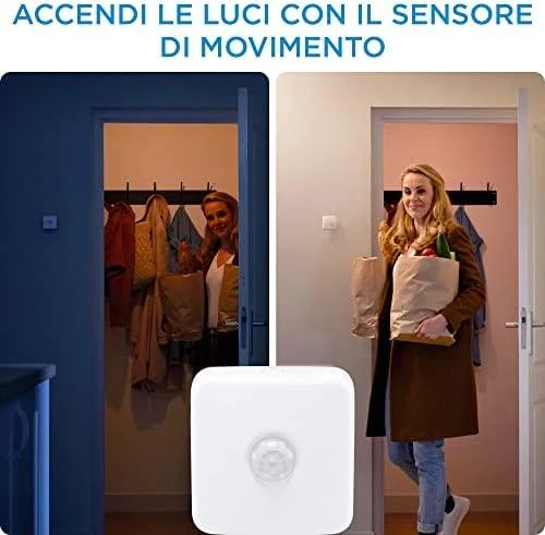 Judesių jutiklis Wiz 929002422301 3 m IP20 Wi-Fi Balta
