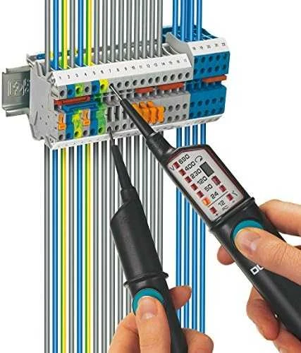 Phoenix Contact AC/DC įtampos testeris 12-1000 V su jungties tęstinumo testu IP65 DUSPOL EXPERT IP65 (1209091)
