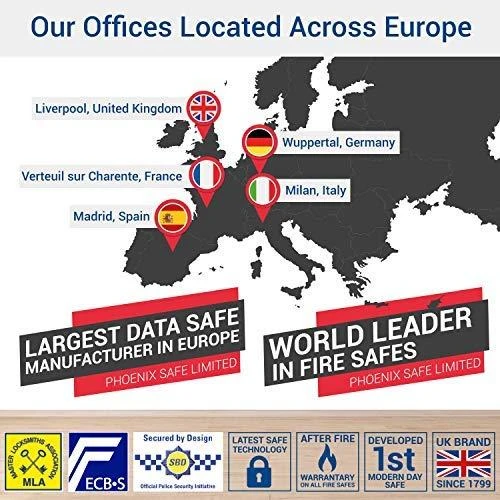 Phoenix Safe Phoenix Seifas Phoenix Seifas Seifas Home – Biuro skaitmeninis užraktas (SS0721E)