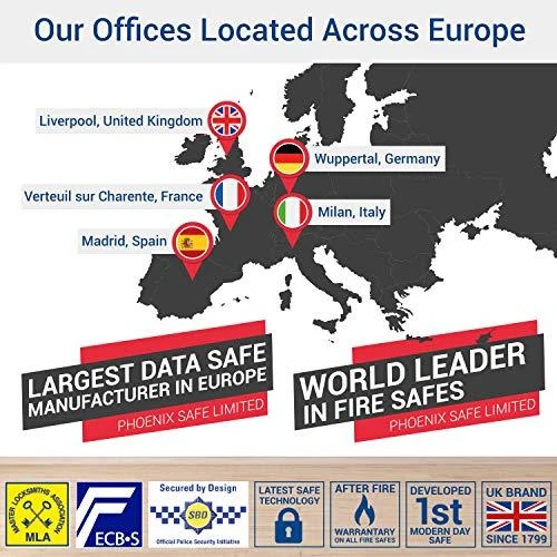 Phoenix Safe Phoenix Seifas Phoenix Seifas Seifas Home – Biuro skaitmeninis užraktas (SS0721E)