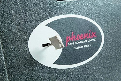 Phoenix Safe Phoenix Seifas Phoenix Seifas Phoenix Seifas Co. SS0802KD sejf 17 l Plienas Grafitowy, Metaliczny