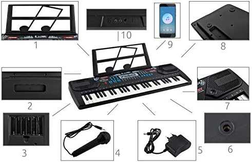 Iso Trade Elektroninė pianino klaviatūra