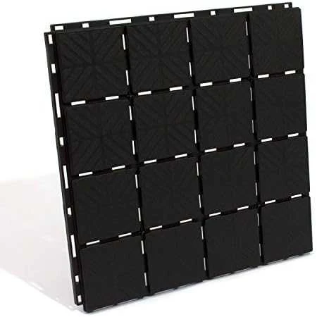 PROSPERPLAST VEJOS KORIO PLOKŠTĖ EASY SQUARE – JUODA 9 vnt. 1,5m2