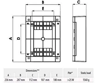 Eti-Polam ETC12PT 1x12 skaidrios durys 001101001