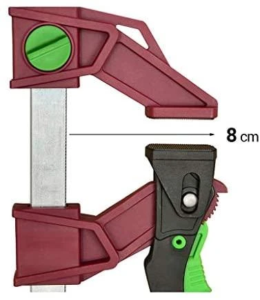Greitos fiksacijos spaustuvas PAL plastikinis, 30cm*8, max 120kg PIHER