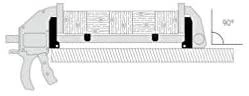 Greitos fiksacijos spaustuvas Piher Maxi Quick 9,4x125cm, maks. 300kg
