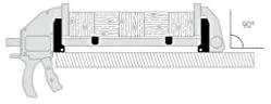 Greitos fiksacijos spaustuvas Piher Maxi Quick 9,4x90cm, maks. 300kg