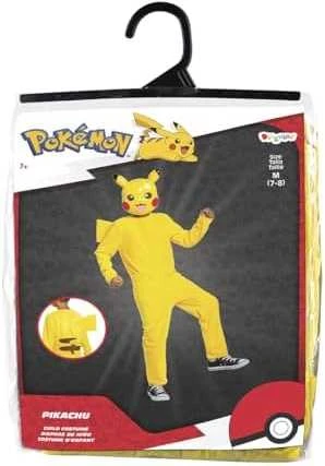 Jakks Pacific Karnavalinis kostiumas Pokemon Pikachu kostiumas geltonas Kigurumi maskuotė 109-126 cm (4-6 metai)