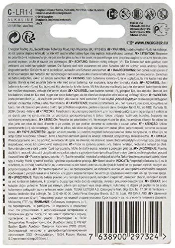 ENERGIZER baterijos LR14 C, blister*2