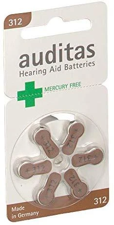 Duracell | A312/DA312/ZL312 | Zinc air cells | 6 pc(s)
