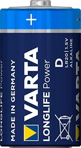 Varta Longlife Power LR20 D Alkaline Elementas. 2 Vnt. 