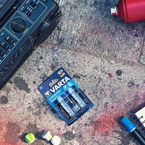 Varta Longlife Power LR20 D Alkaline Elementas. 2 Vnt. 