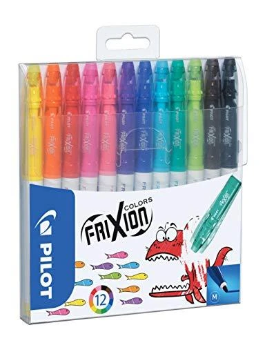 Pilot Pen Trinami flomasteriai Pultas FRIXION COLORS, 12 spalvų