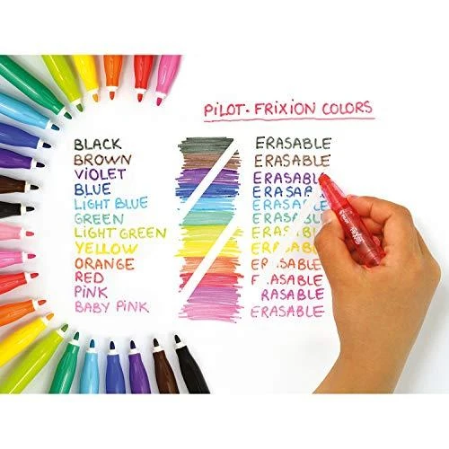 Pilot Pen Trinami flomasteriai Pultas FRIXION COLORS, 12 spalvų