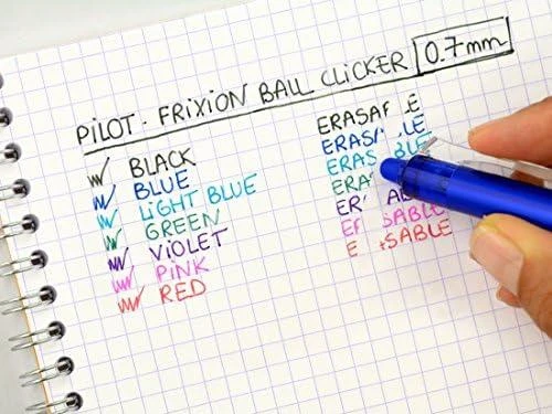 Pilot Pen Pilot Pióro kulk. FriXion Clicker mėlyna 0.7 + įdėklai