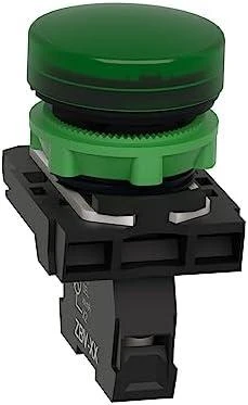 Schneider Electric 22mm žalias signalinis žibintas 24V AC / DC LED (XB5AVB3)