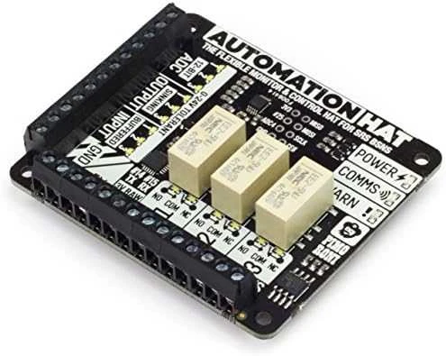 Pimoroni Automation HAT plokštė su 3 relėmis