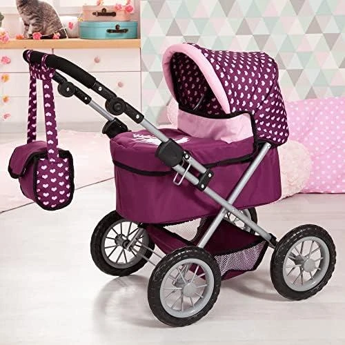 Bayer Design Bayer Vežimėlis głęboki dla lalki Trendy violetinė 13037AA