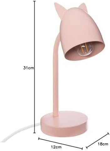 Atmosphera Lamp Stalinis šviestuvas OREILLES ROSE, metalinis, balta spalva