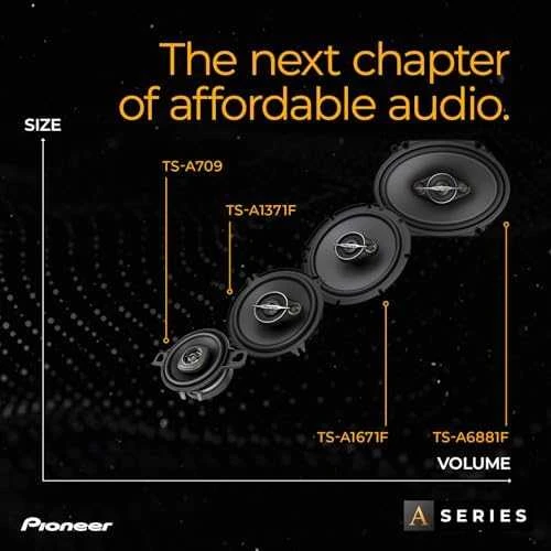 Pioneer, TS-A6961F 6x9" 4-juostų koaksialiniai garsiakalbiai