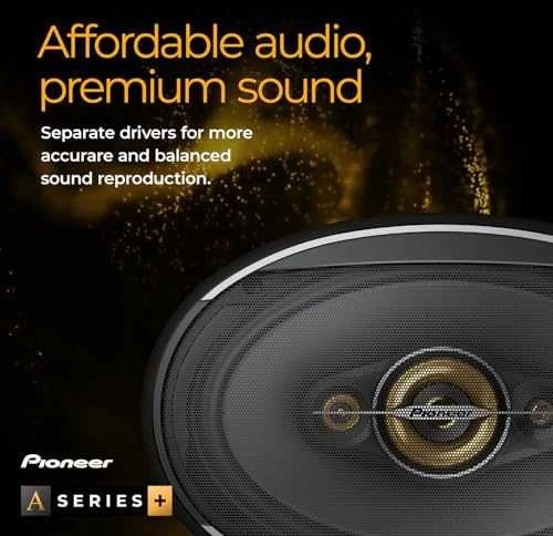 Pioneer, TS-A6971F 6x9" 5-juostų koaksialiniai garsiakalbiai