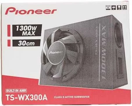 Pioneer TS-WX300A 30 cm ilgio aktyvusis žemųjų dažnių garsiakalbis 1300 W