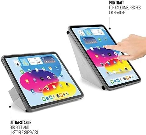 Pipetto Origami No1 Original dėklas, pilkas – Apple iPad (A16)/Apple iPad (2022)
