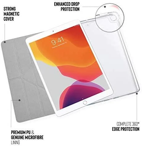 Pipetto Origami No1 Original dėklas, rose auksinis – Apple iPad 10.2 (2021/2020/2019)