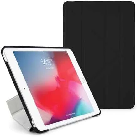 Pipetto Origami No1 Original PC dėklas – juodos spalvos – Apple iPad 9.7 (2017/2018)