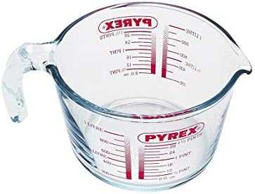 Matavimo indas su plastikiniu dangteliu 1 l PYREX