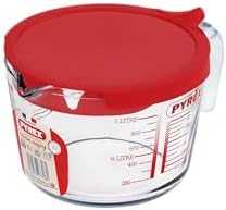 Matavimo indas su plastikiniu dangteliu 1 l PYREX