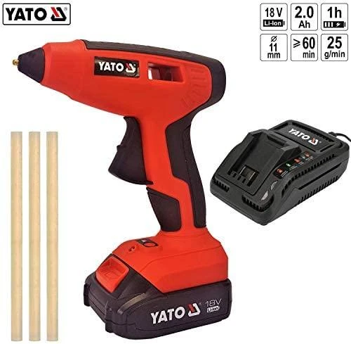 Klijų pistoletas/klijavimo įrankis 18V - 11mm klijams - Yato YT-82854