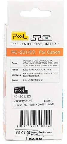 Pixelbags Pikselių fotoaparato paleidimo nuotolinio valdymo pultas RC-201/E3 Canon