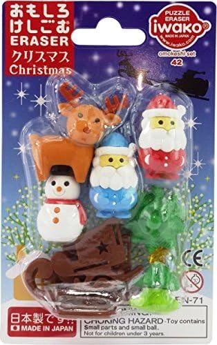 IWAKO trintukų- dėlionių rinkinys "Christmas" ER-BRI047