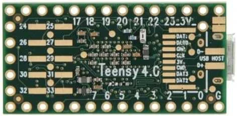 Teensy 4.0 ARM Cortex-M7, suderinamas su Arduino, SparkFun DEV-15583
