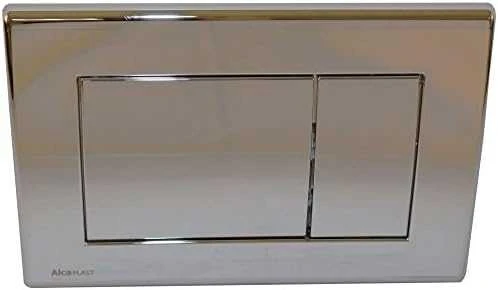 Alcadrain Alca plast M271 nuleidimo plokštė tualetui, blizgus chromas (+K.M271)