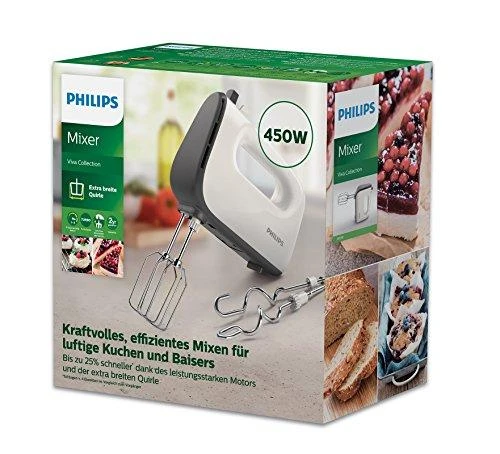 Philips Viva Collection HR3741/00 plakiklis Rankinis plaktuvas Balta 450 W