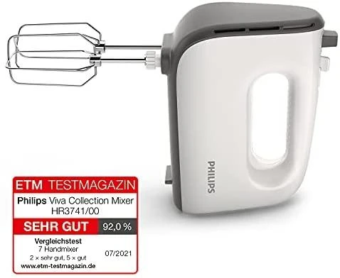 Philips Viva Collection HR3741/00 plakiklis Rankinis plaktuvas Balta 450 W