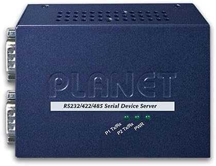 Šakotuvas Planet 2 prievadų RS232/422/485 nuosekliojo prievado serveris